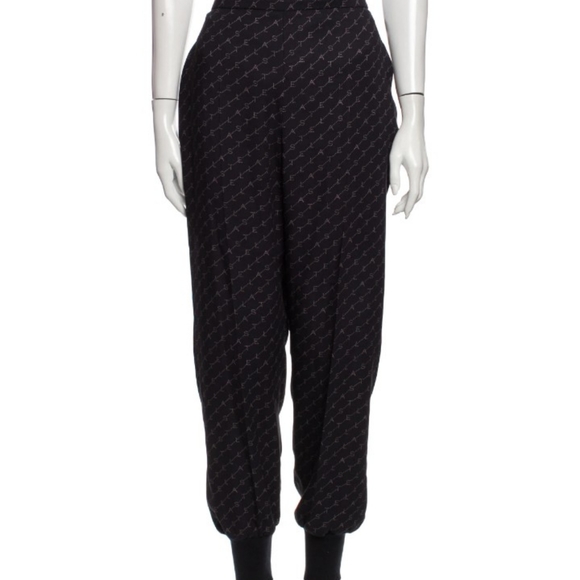 Stella McCartney Skinny Leg Logo Pants - Picture 1 of 3